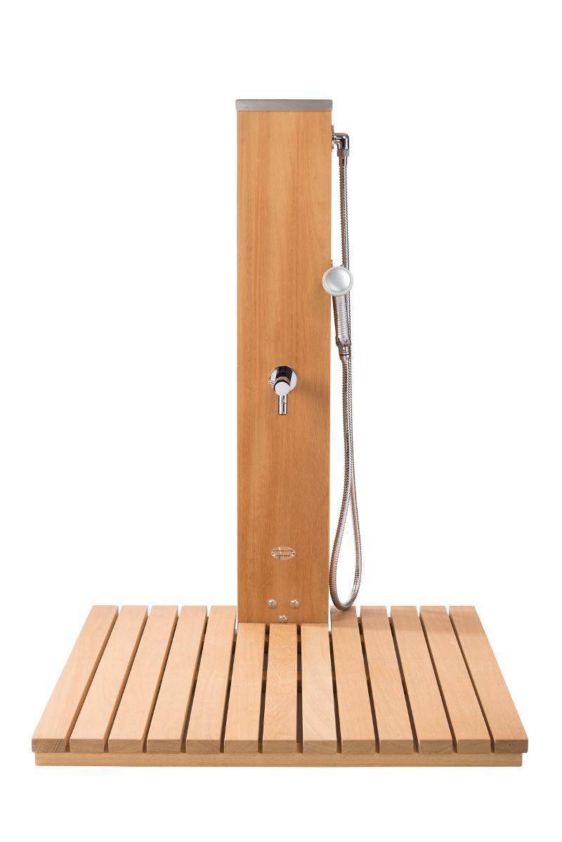 Pooldusche Borne Von D Un Jardin A L Autre Aus Irokoholz